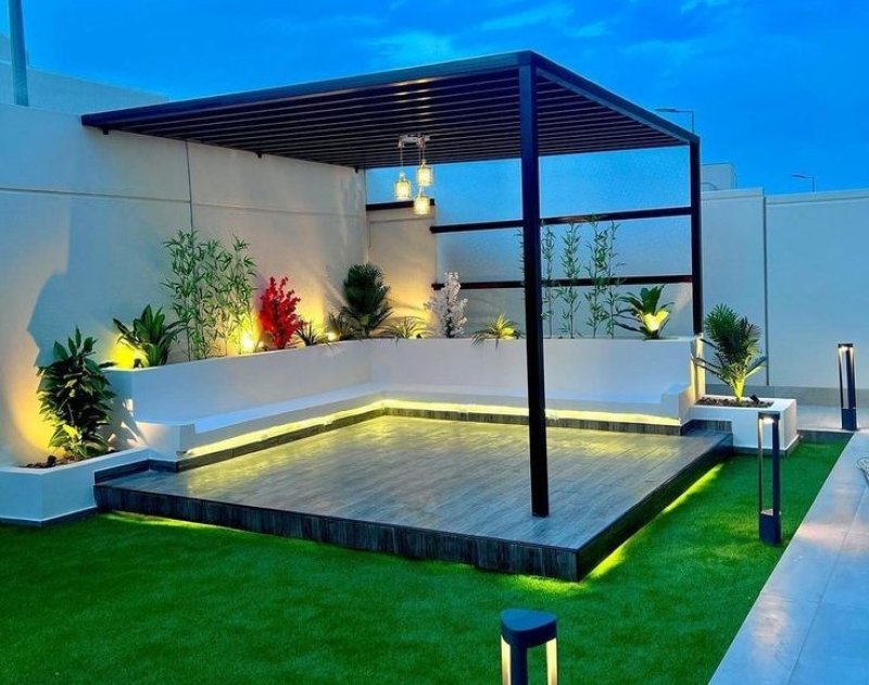 مظلات حدائق فاخرة في الدمام 